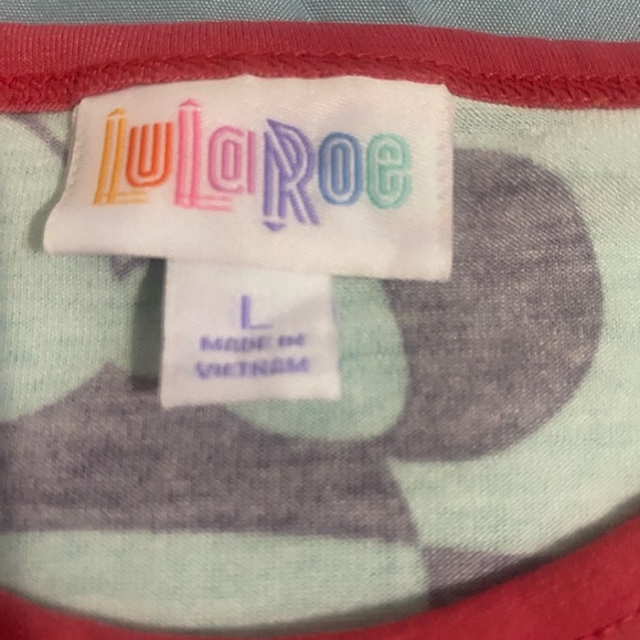 Disney Red and Green Raglan T-Shirt 3/4 Sleeve - Picture 3 of 11